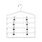 Organize It All 4 Tier Swing Arm Slack Rack Hanger